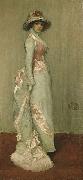 James Abbot McNeill Whistler Nocturne in Rosa und Grau oil painting